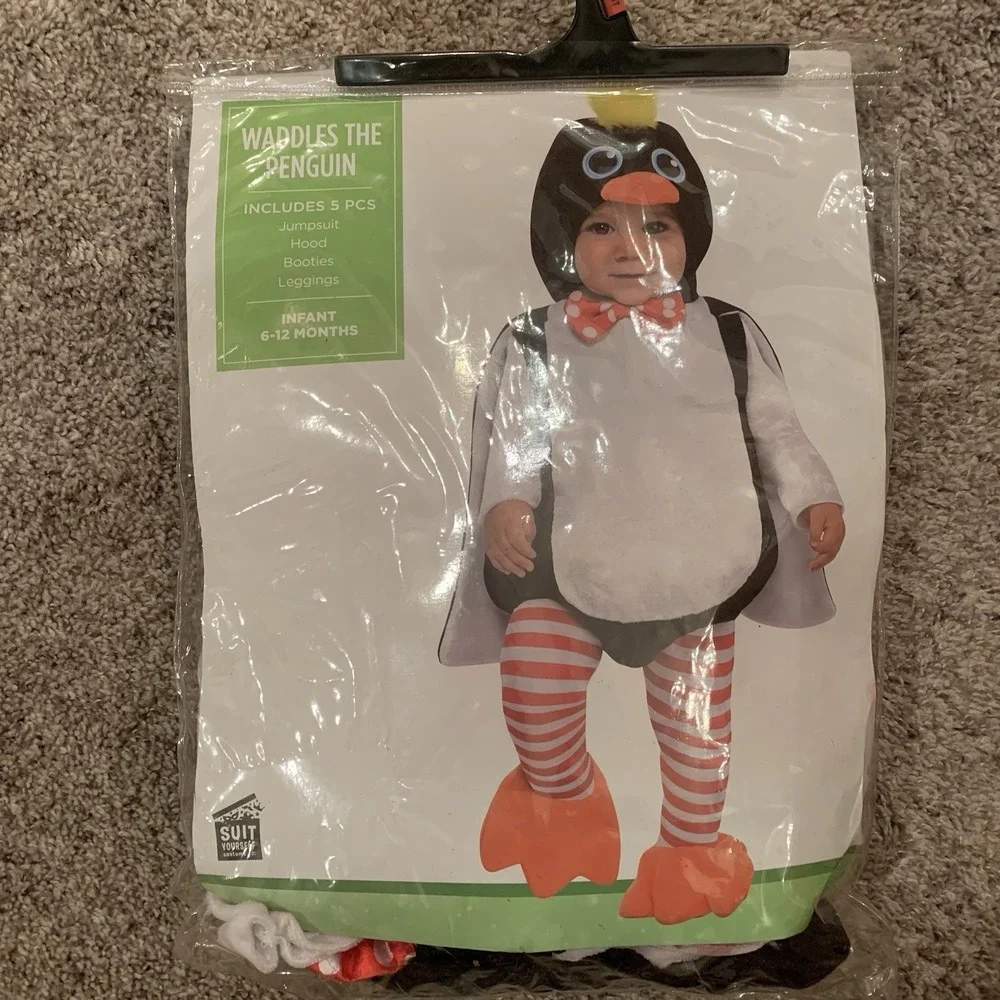 Penguin Costume Size 6-12 Months‎ Infant Baby